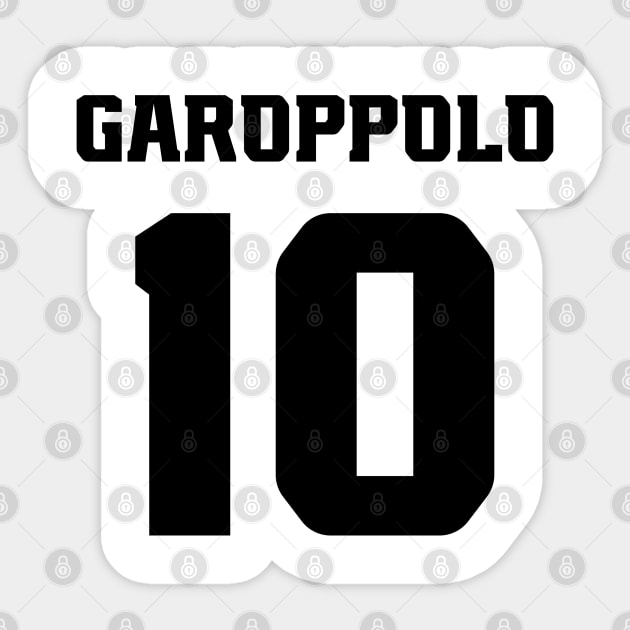 Jimmy Garoppolo San Francisco 49ers Sticker by Cabello's